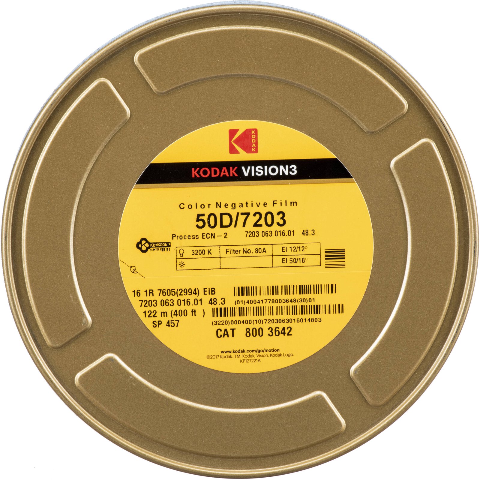 Kodak Vision 3 7203 電影底片（日光、 ISO50 ）
